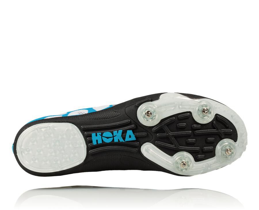 Hoka One One Rocket X Spikes Dam - Vita/Blå - ZVUYK-4037